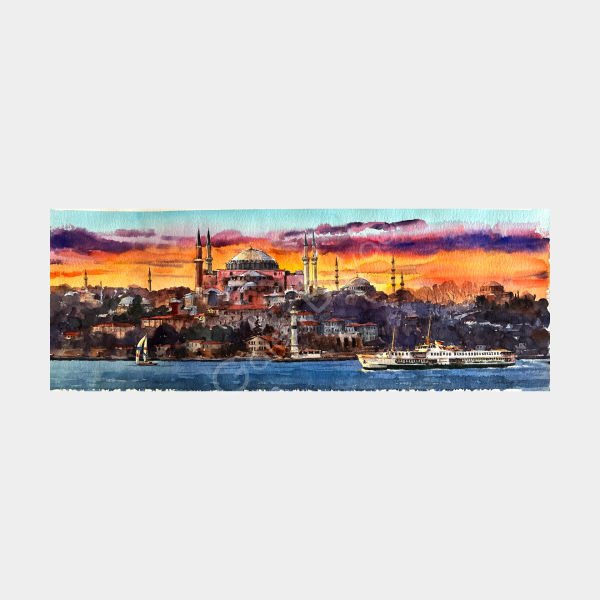Gün Batımında Ayasofya
