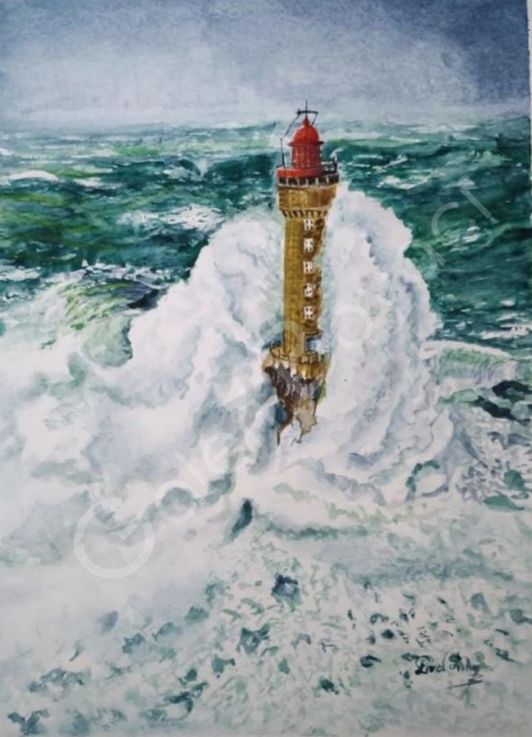 Fırtınada Deniz Feneri
